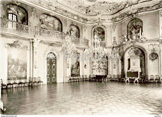 Rudolstadt - Grosser Festsaal der Heidecksburg - old postcard - 1972 - Germany DDR - unused - JH Postcards