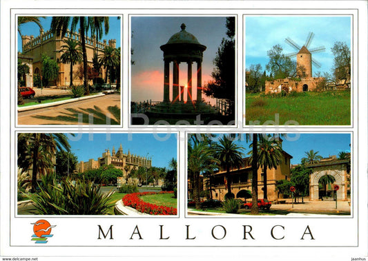 Mallorca - multiview - 110 - Spain - used - JH Postcards