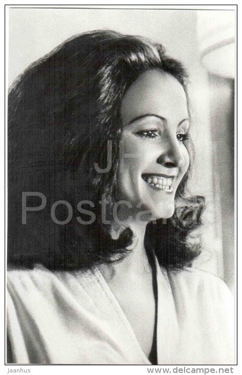 Sofia Rotaru - 6 - movie - Soul - Soviet Ukrainian Pop Singer - 1984 - Russia USSR - unused - JH Postcards