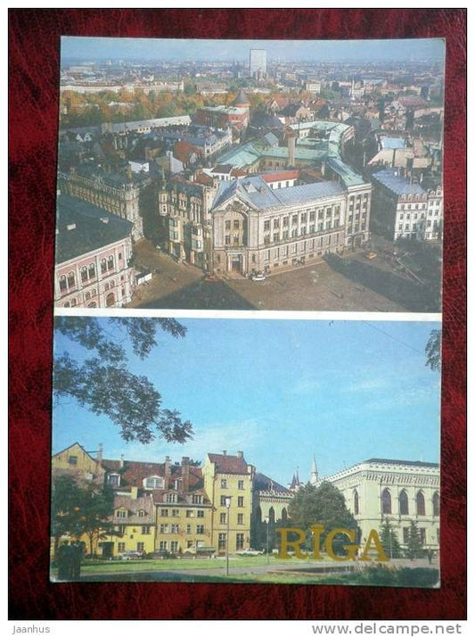 Riga - hotel Latvia, concert hall  - 1988 - Latvia - USSR - unused - JH Postcards