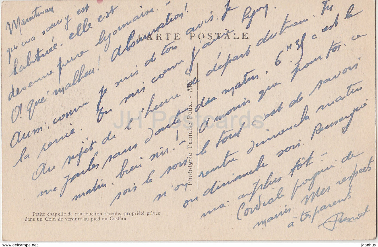 Montesquieu Volvestre - La Casterete - 11 - old postcard - France - used