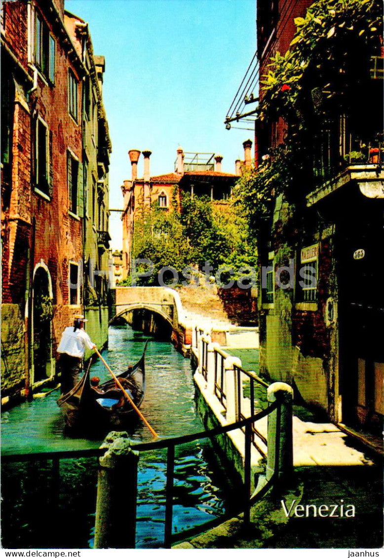 Venezia - Venice - Rio delle Torreselle - gondola - boat - 260 - 2006 - Italy - used - JH Postcards