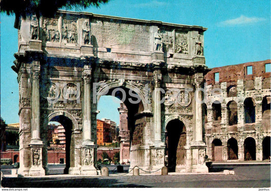 Roma - Rome - Arco di Constantino - Arch of Constantine - ancient world - 206 - Italy - unused - JH Postcards