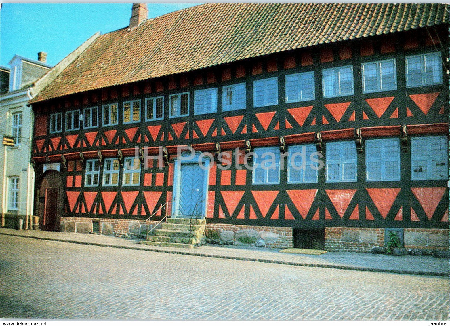 Nyborg - Mads Lerkes Gad - Mads Lerkes Street - Denmark - unused - JH Postcards