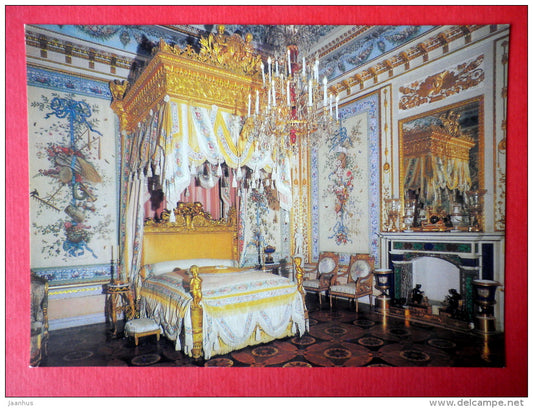 The State Bedroom - The Pavlovsk Palace - Pavlovsk - 1985 - Russia USSR - unused - JH Postcards
