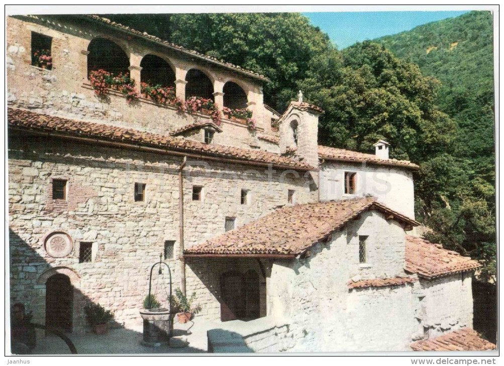 Eremo delle Carceri - the prisons Hermitage - Assisi - Umbria - 92-049 - Italia - Italy - sent to Germany 1981 - JH Postcards