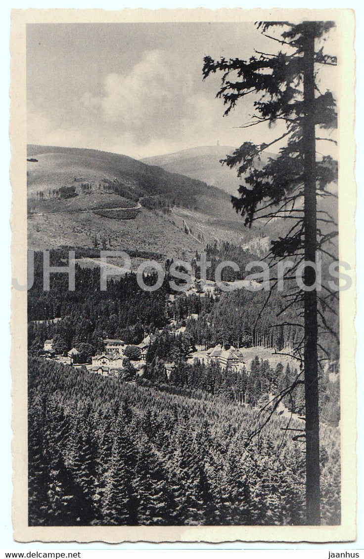 Bad Karlsbrunn - Karlova Studanka - Ostsudetenland - old postcard - Czech Republic - unused - JH Postcards