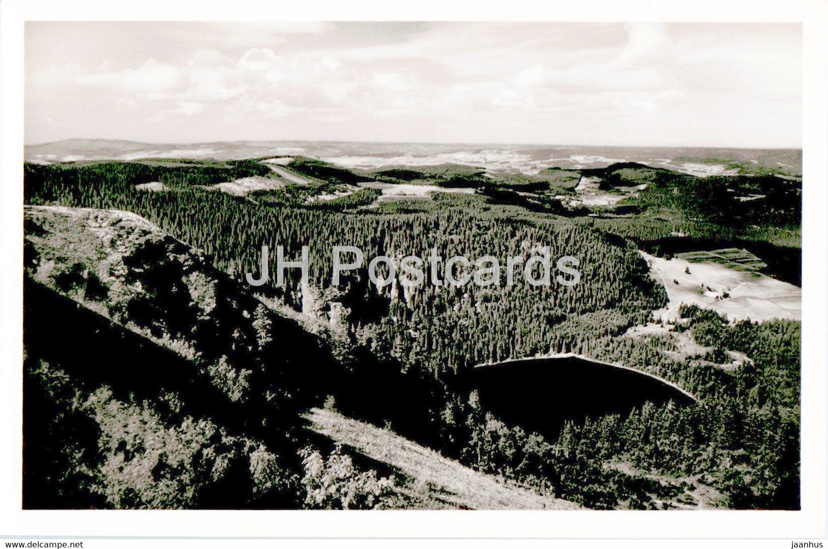 Feldberg im sudl Hochschwarzwald 1500 m mit Feldsee - old postcard - Germany - unused - JH Postcards