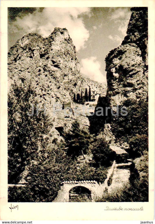 Moustiers Ste Marie - Provence - SM 6 - old postcard - France - unused