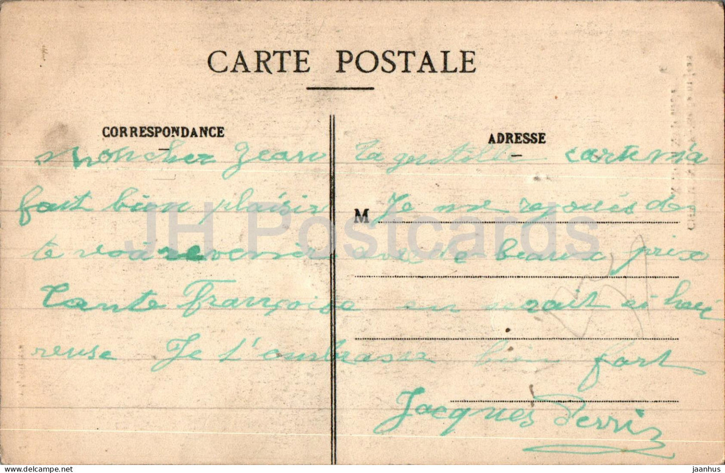 Chaumont - Eglise Saint Jean - church - old postcard - 1903 - France - used