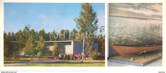 Razliv - Lenin Museum - Exposition pavilion - the boat - 1977 - Russia USSR - unused - JH Postcards