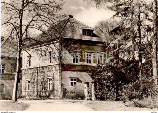 Weimar - Liszthaus - old postcard - Germany DDR - unused - JH Postcards