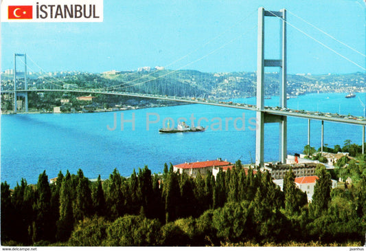 Istanbul - Bosphorus Bridge - Keskin Color - Turkey - unused - JH Postcards