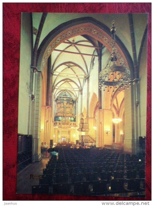 Concert Hall of the Dome - Riga - 1982 - Latvia USSR - unused - JH Postcards