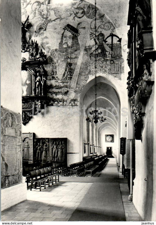Arhus - Aarhus - Domkirke - Sondre korsarm og sideskib - Cathedral - South transept and aisle - Denmark - unused - JH Postcards