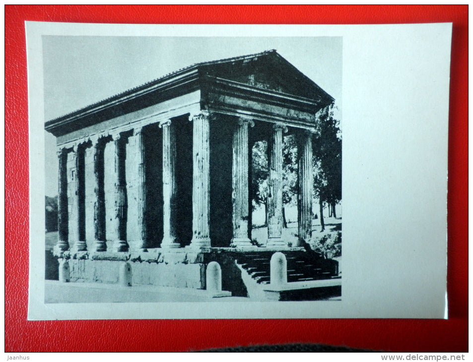 Temple of Fortuna Virilis , I century BC - Architecture of Ancient Rome - 1965 - Russia USSR - unused - JH Postcards