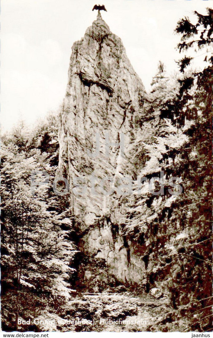 Bad Grund - Oberharz - Hubichenstein - old postcard - 1963 - Germany - used - JH Postcards