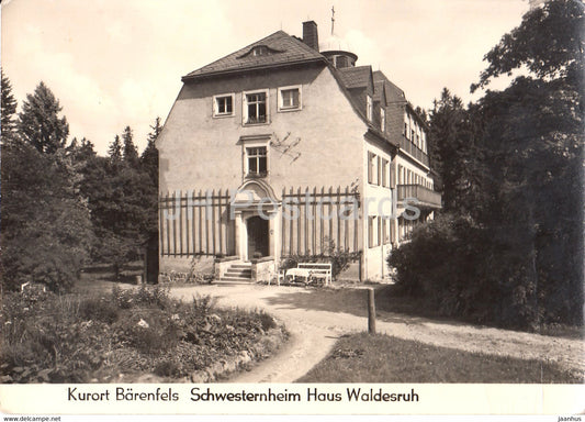 Kurort Barenfels - Schwesternheim Haus Waldesruh - 1970 - Germany DDR - used - JH Postcards