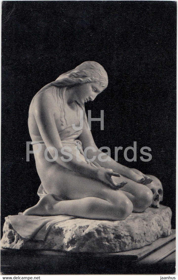 sculpture by Antonio Canova - The Repentant Magdalen - Italian art - 1969 - Russia USSR - unused - JH Postcards