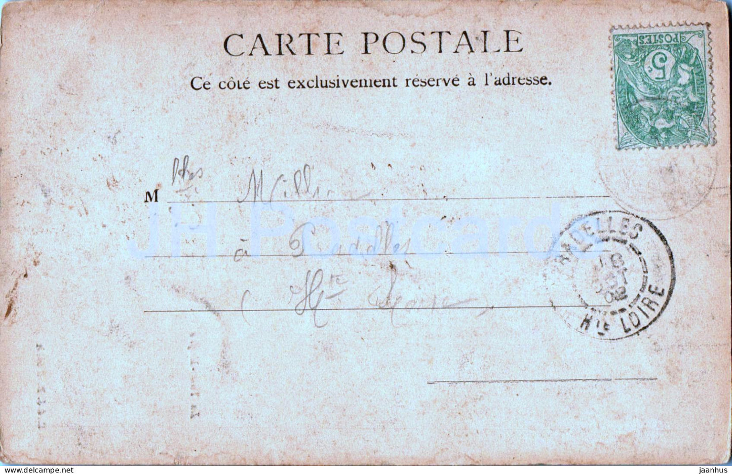 Nimes - La tour Magne - ancient world - 10444 - old postcard - 1902 - France - used
