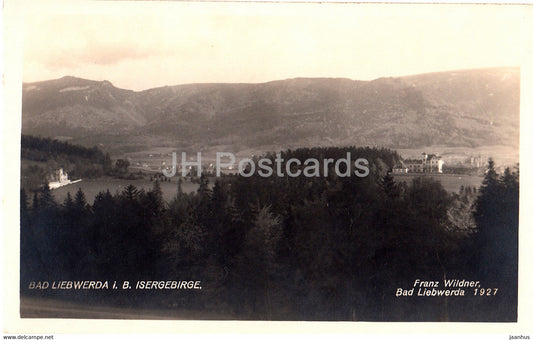 Bad Liebwerda i B Isergebirge - Lazne Libverda - Jizera Mountains - old postcard -Czech Republic - unused - JH Postcards