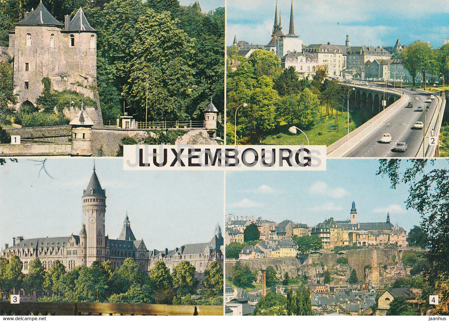 Les Trois Tours - La Passerelle - Caisse d'Epargne - Luxembourg - unused - JH Postcards