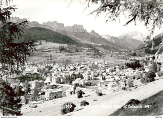 Val di Fassa - Moena 1200 - Il Catinaccio 2981 - 1962 - Italy - used - JH Postcards