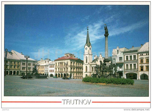 Trutnov - The Krakonos Square - Czech Republic - unused - JH Postcards