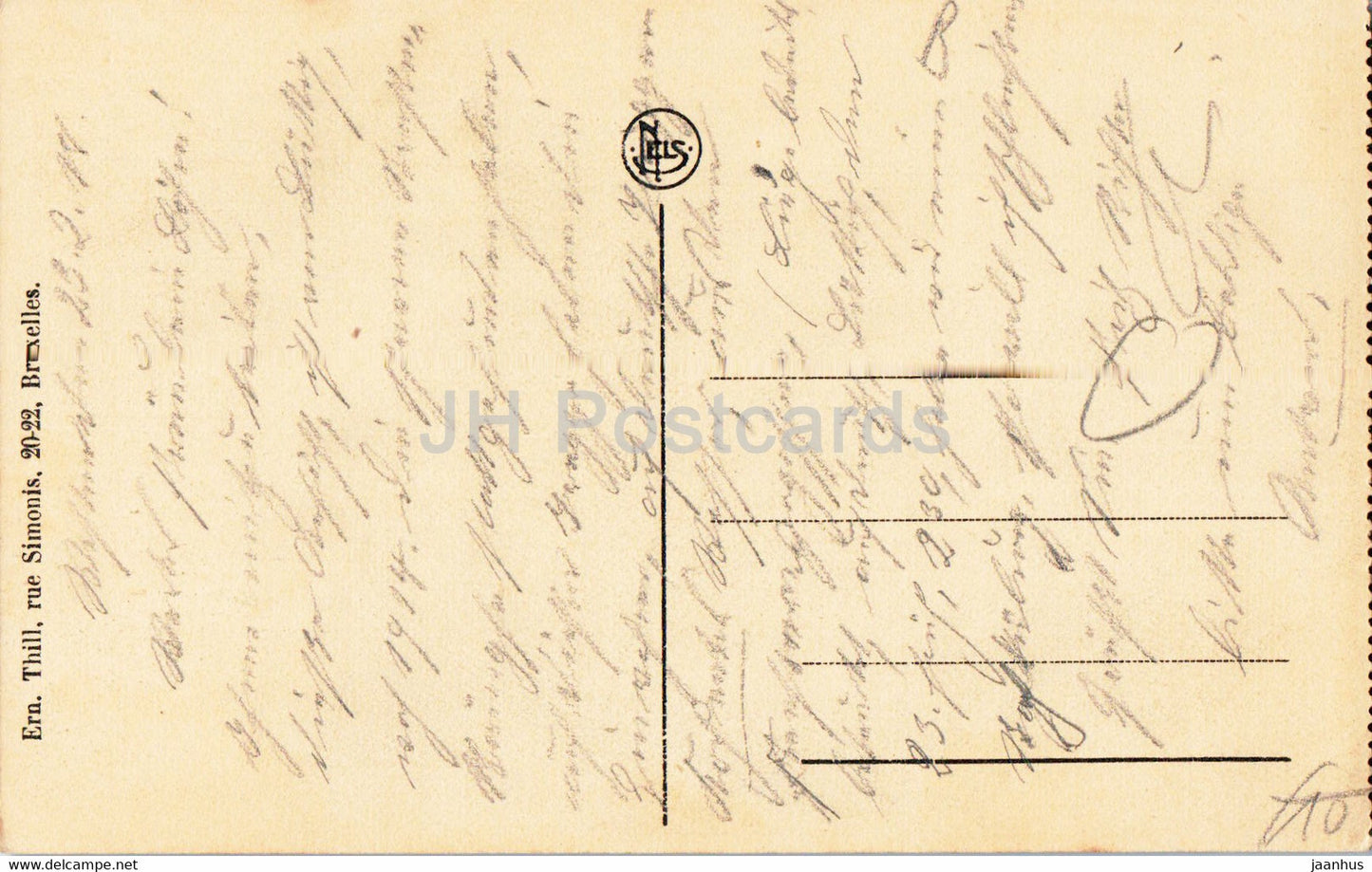 Liege - Montagne de Bueren - old postcard - Belgium - used