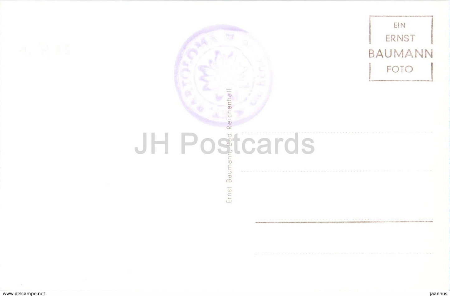 Konigssee vom Malerwinkel - old postcard - Germany - unused