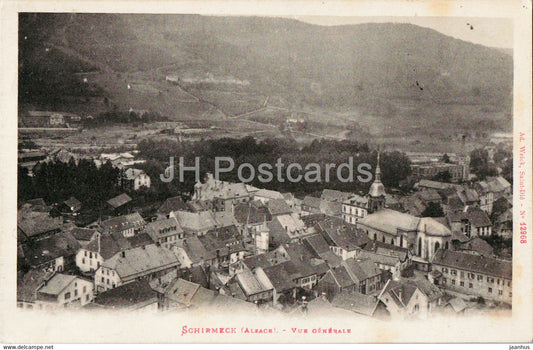 Schirmeck - Vue Generale - 12968 - old postcard - 1922 - France - used - JH Postcards