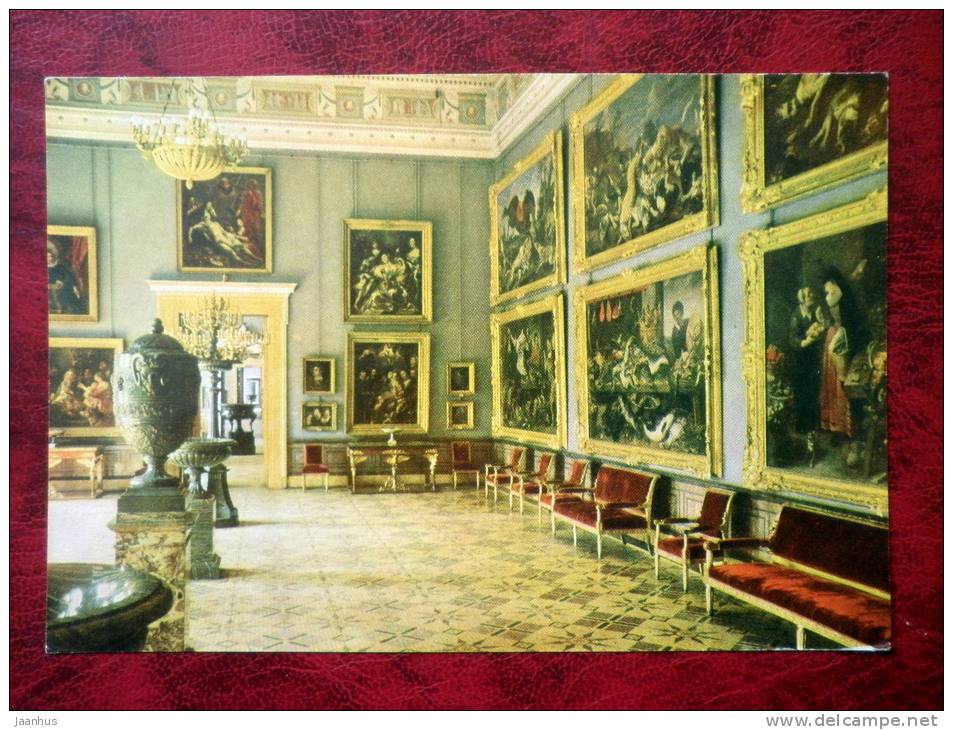 Leningrad - St. Petersburg - New Hermitage. A Hall_I - 1968 - Russia - USSR - unused - JH Postcards