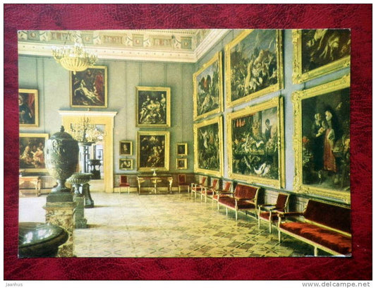 Leningrad - St. Petersburg - New Hermitage. A Hall_I - 1968 - Russia - USSR - unused - JH Postcards