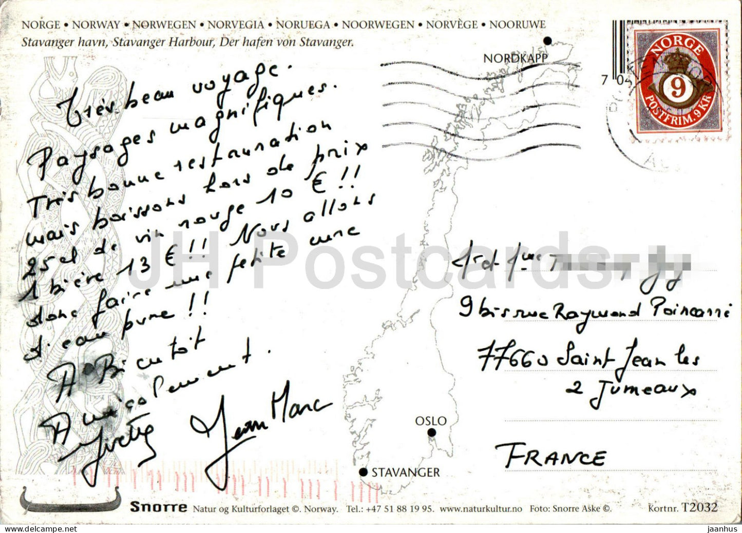 Stavanger - Harbour - boat - T2032 - Norway - used