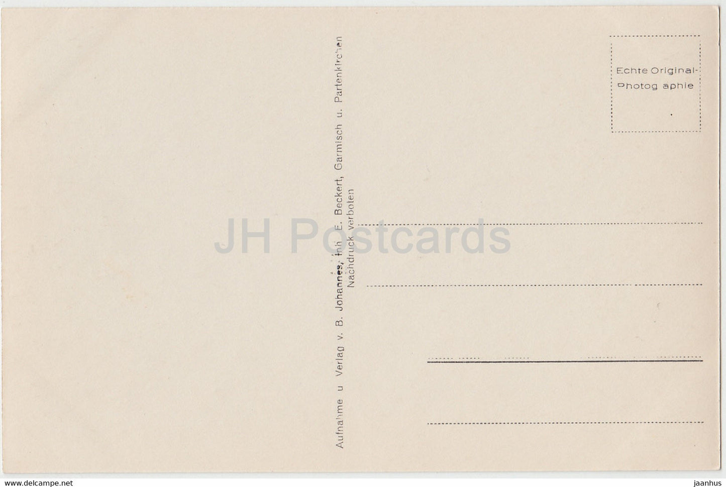 Hotel und Pension Eibsee mit Strecke d bayer Zugspitzbahn - 761 - Deutschland - unbenutzt