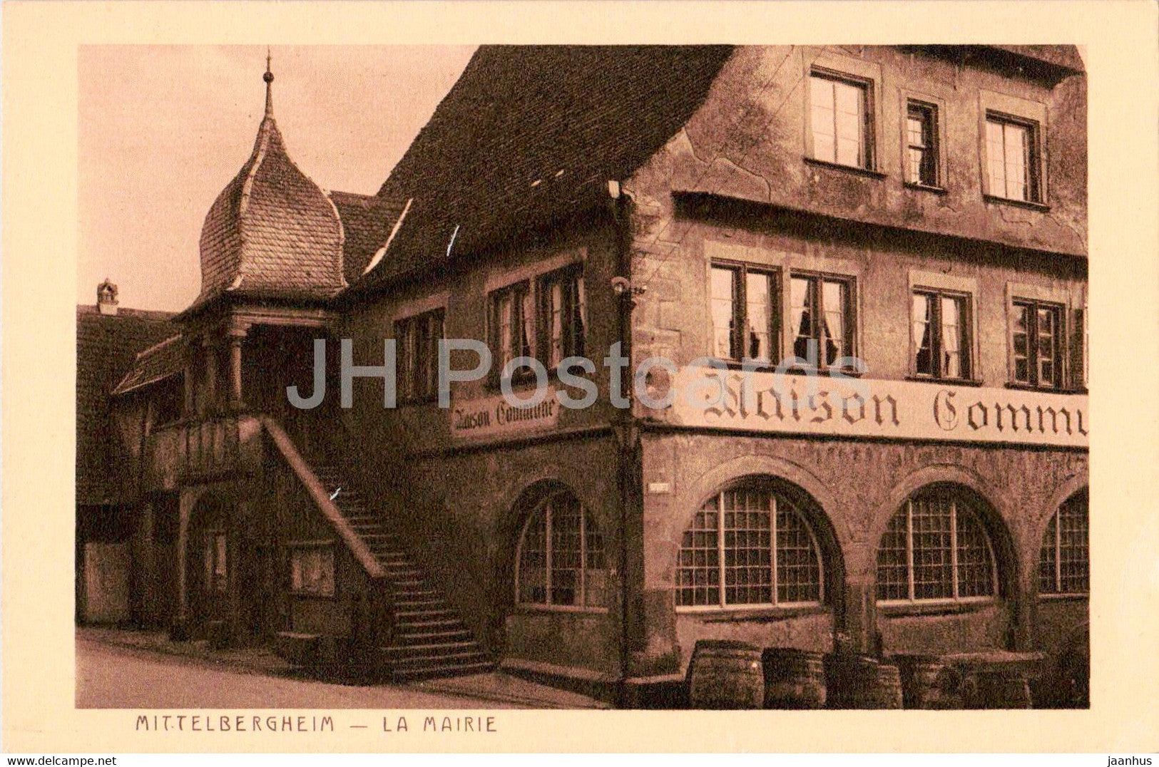 Mittelbergheim - La Mairie - old postcard - France - unused - JH Postcards
