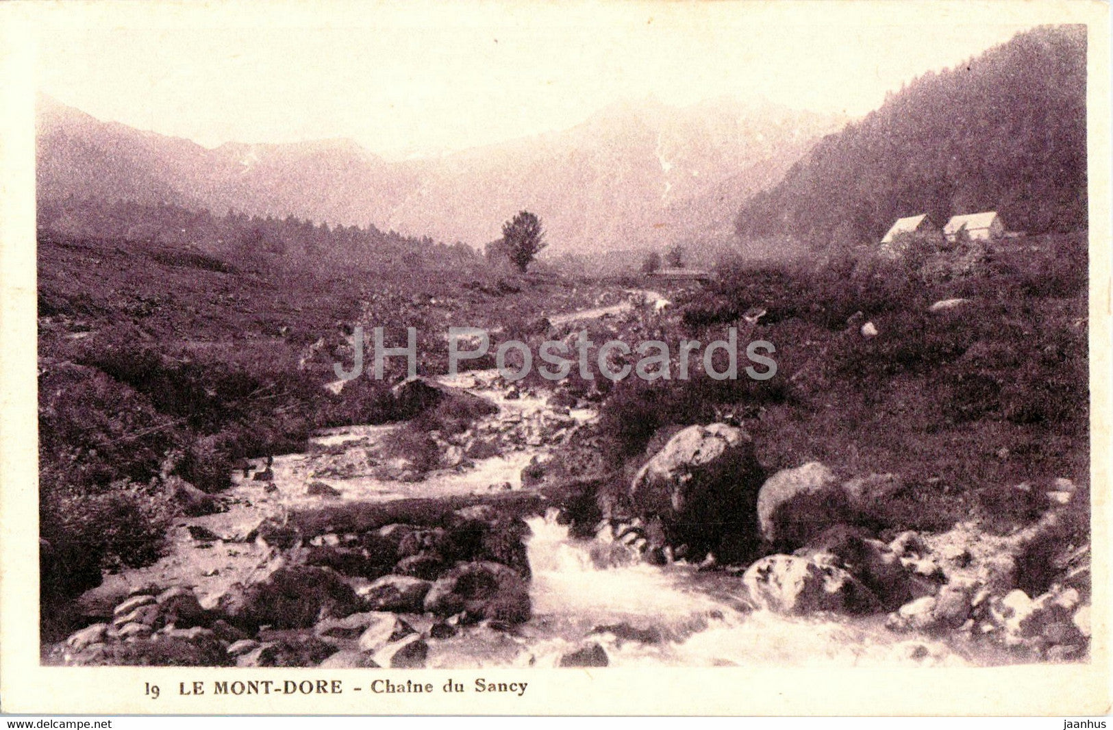 Le Mont Dore - Chaine du Sancy - 19 - old postcard - France - unused - JH Postcards