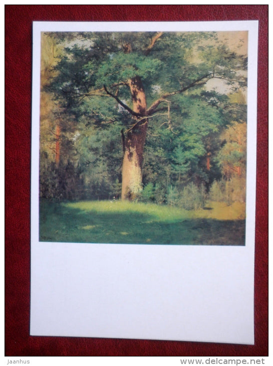 painting by Isaac Levitan, The Oak , 1880 - russian art - unused - JH Postcards