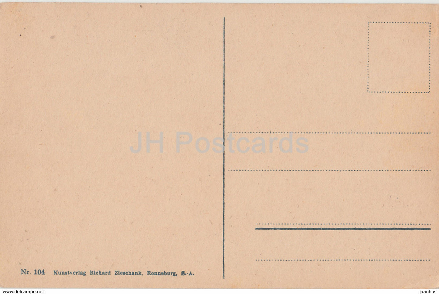 Schloss Schwarzburg v d Hirschwiese - Thr Wald - 104 - old postcard - Germany - unused