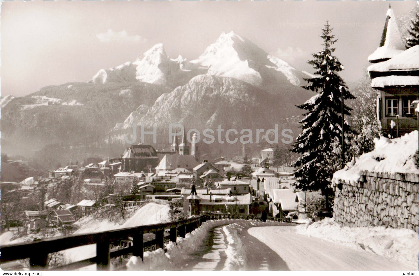 Weihnachten in Berchtesgaden - old postcard - Germany - unused - JH Postcards