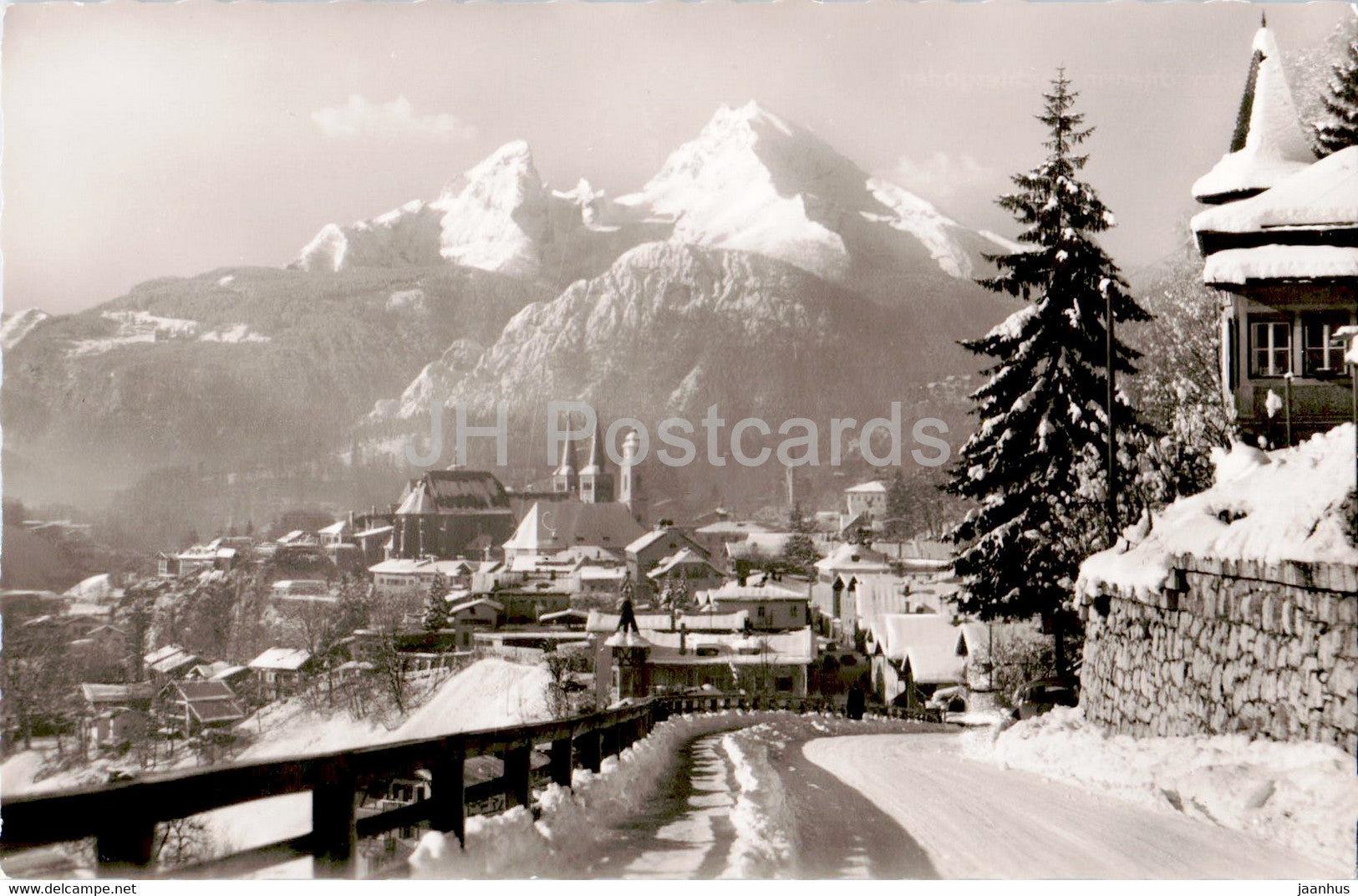 Weihnachten in Berchtesgaden - old postcard - Germany - unused - JH Postcards