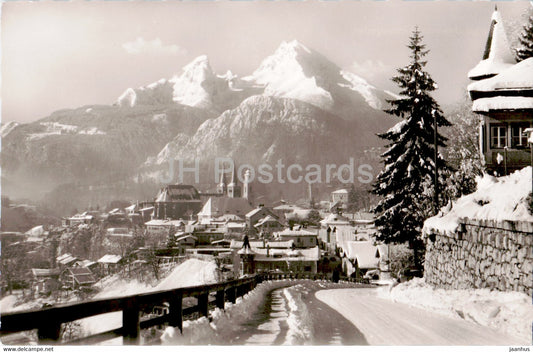Weihnachten in Berchtesgaden - old postcard - Germany - unused - JH Postcards
