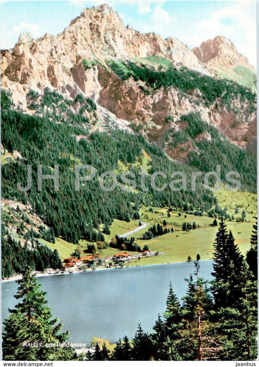 Haldensee Tirol mit Rote Fluh 2111 m - Austria - unused - JH Postcards