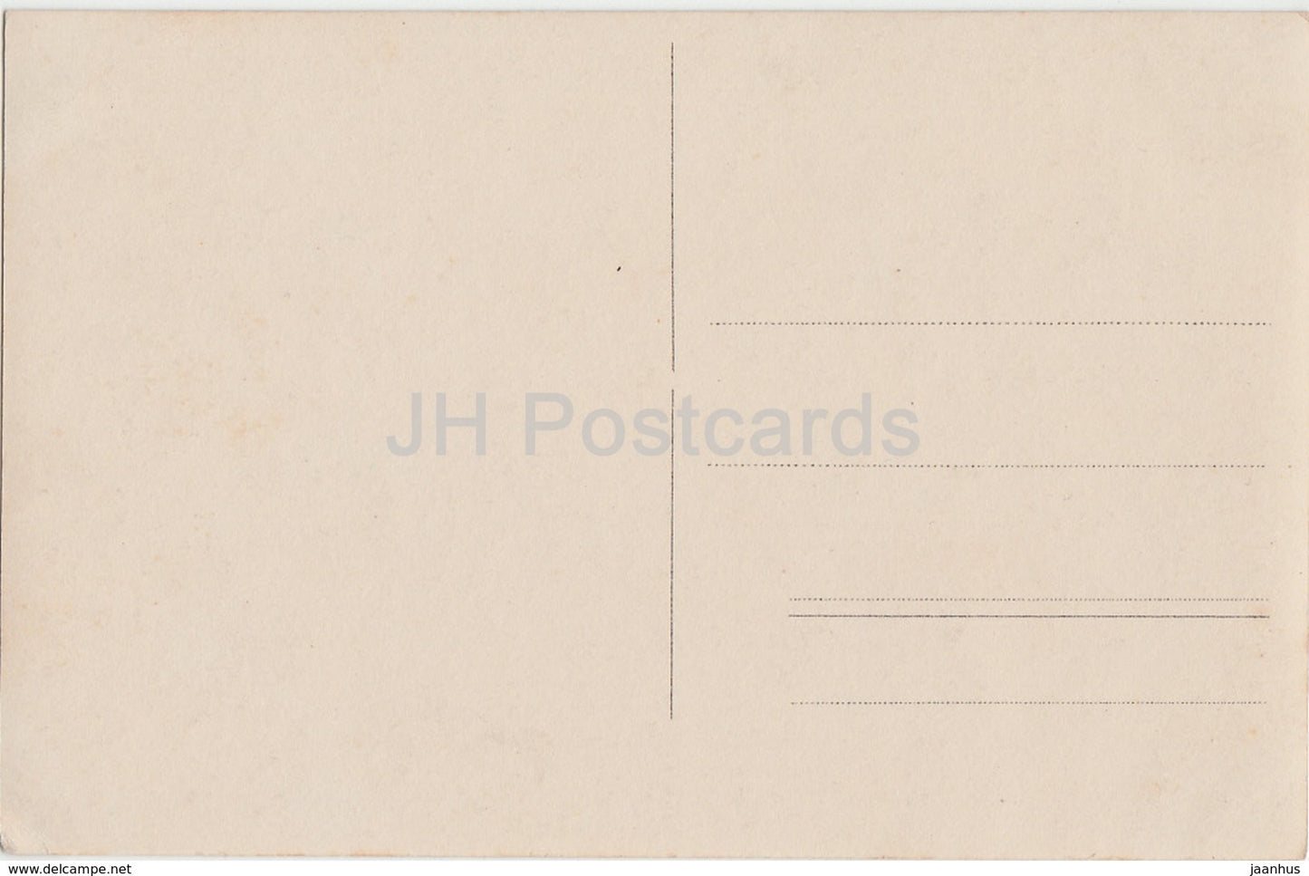 painting by I. King - Landscape - old postcard - Imperial Russia - unused