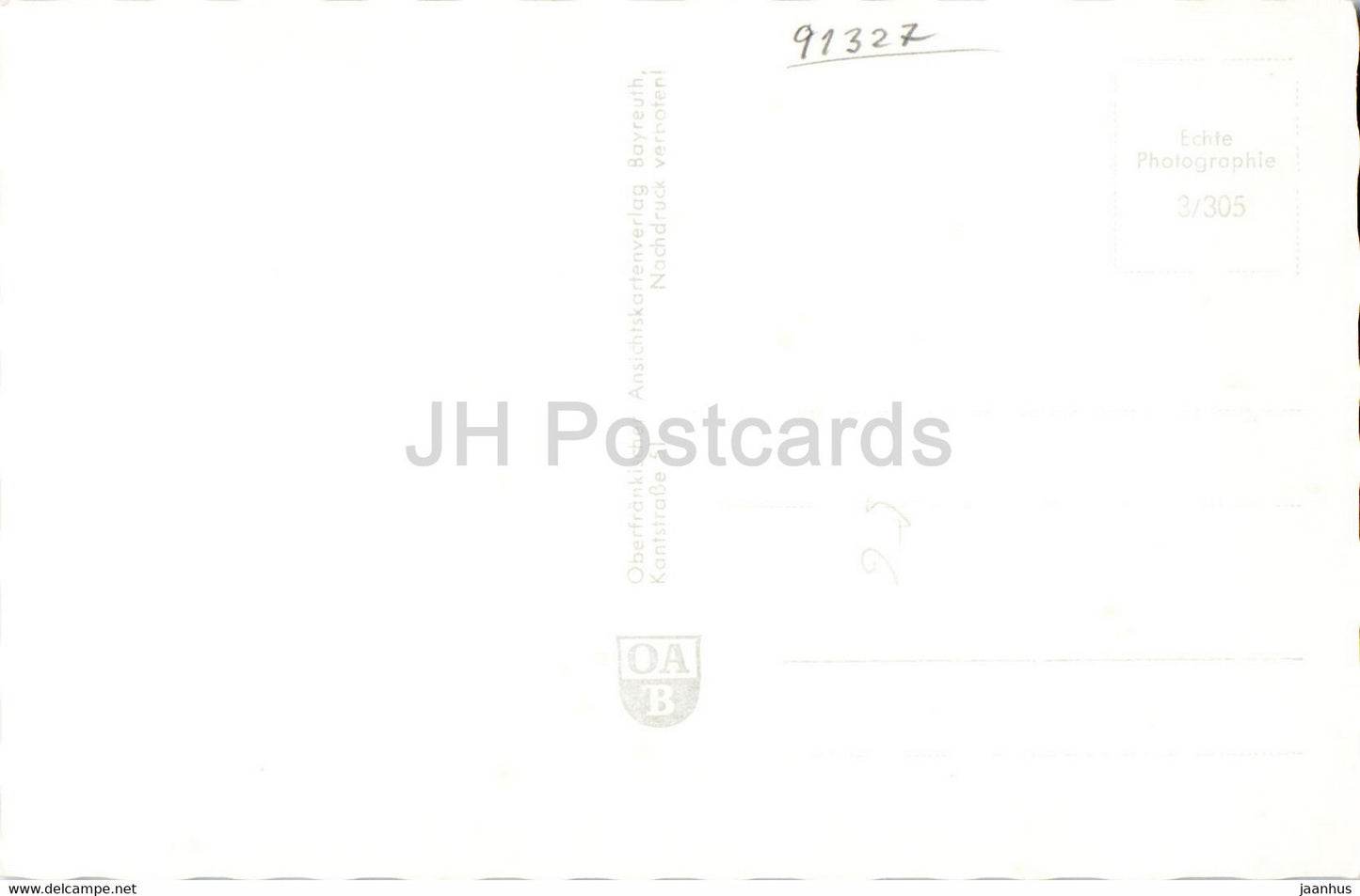 Wallfahrtskirche Gossweinstein - Frk Schweiz - altes Auto - Kirche - alte Postkarte - Deutschland - unbenutzt