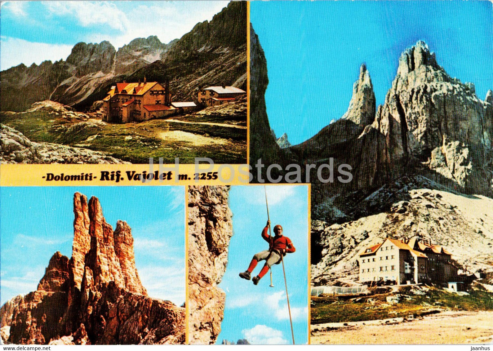 Dolomiti - Rif Vajolet 2255 m - 1978 - Italy - used - JH Postcards
