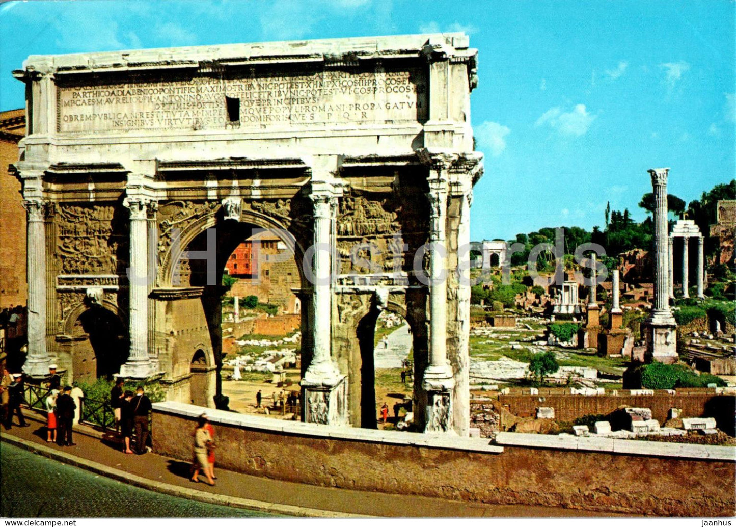 Roma - Rome - Arco di Settimo Severo - Septimius Severus Arch - ancient world - 1/63 - Italy - unused - JH Postcards