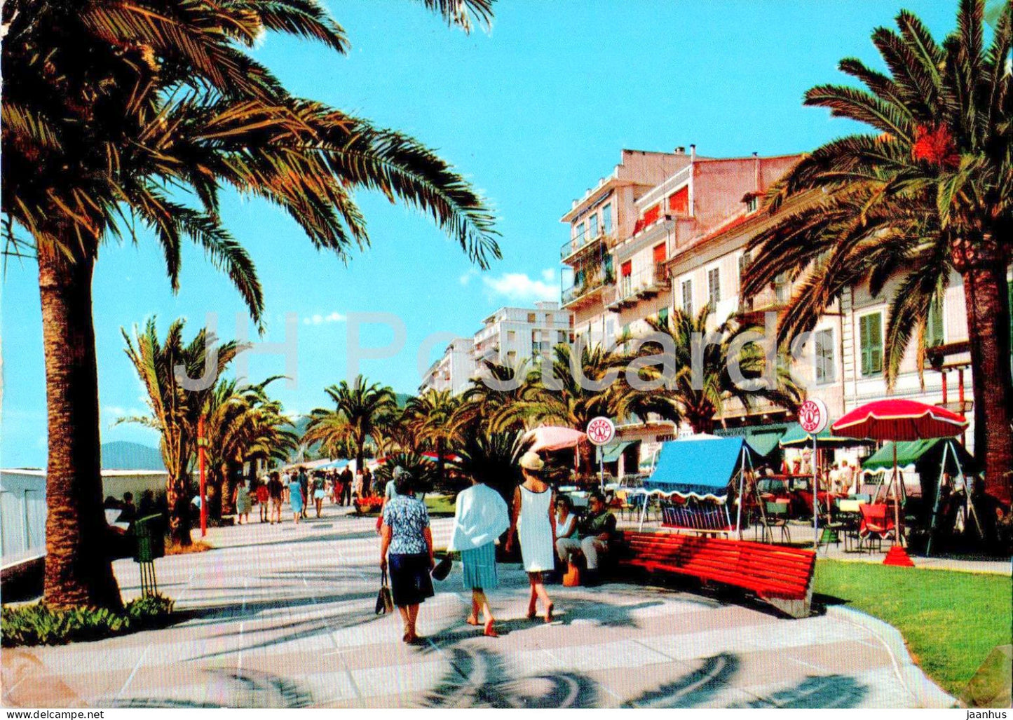 Loano - Riviera delle Palme - Lungomare - The Palm Riviera - Seawalk - LOA 19 - Italy - used - JH Postcards
