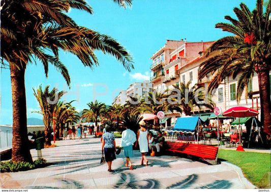 Loano - Riviera delle Palme - Lungomare - The Palm Riviera - Seawalk - LOA 19 - Italy - used - JH Postcards