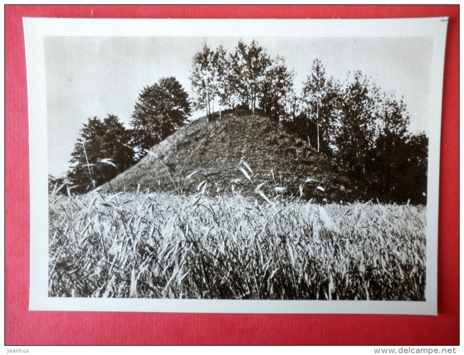Paverkniai Castle-Hill , Prienai district - Lithuanian Castle-Hills - Hillfort - 1967 - USSR Lithuania - unused - JH Postcards